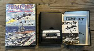 MSX テープ 2本 ジャンプ・ジェット JUMP JET TOMO レトロ ゲーム ソフト 箱／説明書付 