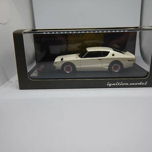 1/43 ignition model  Nissan Skyline 2000 GT-R (KPGC110) White 0072の画像1