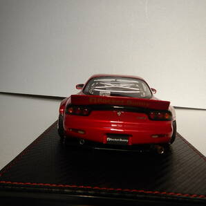 1/18 ignition model Rocket Bunny RX-7(FD3S) Red metallic 1035の画像5