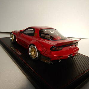 1/18 ignition model Rocket Bunny RX-7(FD3S) Red metallic 1035の画像6