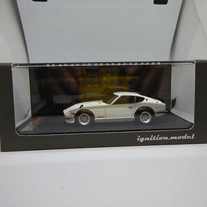 1/43 ignition model  Nissan Fairlady Z（S30） White 0022 ハヤシストリート リアゲートガラス難有り！の画像1