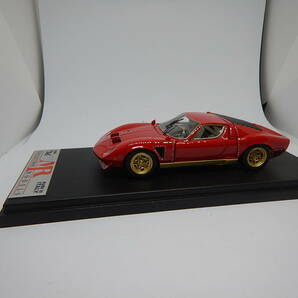 １/43 MR COLLECTION MODELS OCR26R LAMBORGHINI Miura SVJ red 56/200 証明書付きMade in ITALY Hand Made Model！貴重品の画像3