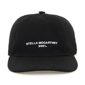 新品■定価42900円■STELLA McCARTNEY■イタリア製 ロゴ刺繍入りベースキャップ■ステラマッカートニー■野球帽■ブラック