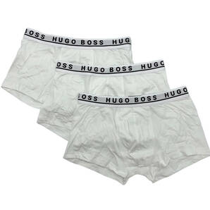 【サイズ選択】定価7700円■HUGO BOSS■ボクサーパンツ3枚セット■ストレッチ■ヒューゴボス■ボクサーブリーフ■白ｘ3■3枚組■ の画像2