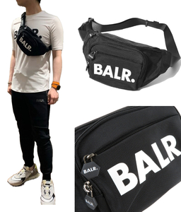 * new goods * regular price 10780 jpy *BALR.* standard belt bag * Borer -* waist bag black black *BALR* belt bag B10030 U-Series Waistpack