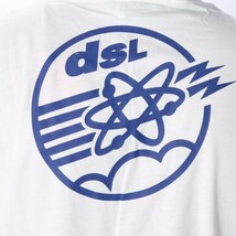 【サイズ選択】定価15400円■ディーゼル■ロゴプリント クルーネックロングスリーブTシャツ ホワイト■DIESEL■97.8FM 袖ロゴ ロンT D■白_画像6