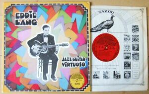 Robert Crumb Cover BLUES LP ■ Eddie Lang / Jazz Guitar Virtuoso [ US ORIG Yazoo L-1059 ] '77