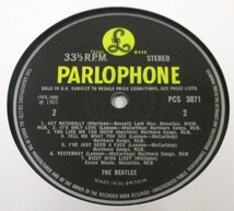 ☆彡 英國盤 The Beatles Help! [ UK stereo '65 Original Parlophone PCS 3071] MAT 1 / 1_画像7