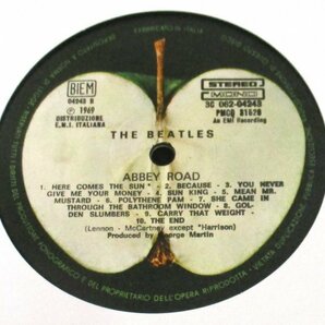 ☆彡 伊太利亜盤 The Beatles Abbey Road [ ITALY Original '69 Apple Records 3C 062-04243 ]の画像6
