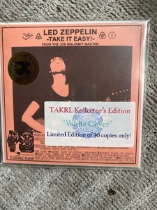 LED ZEPPELIN 「TAKE IT EASY」TAKRL kollector's Edition White Cover