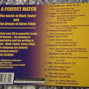  ●CD● The music of Mark Taylor and The drums of Steve Fidyk / A PERFECT MATCH (783707646824)の画像2