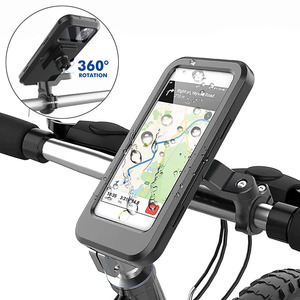 お得 オートバイバイク用の防水携帯電話ケース ハンドルバーに配置された携帯電話ホルダー サイクリングアクセサリー