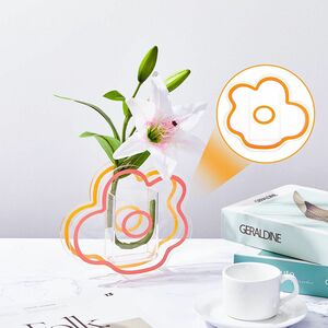 アクリル 雲形 花瓶 メイクアップ ブラシ ペンホルダー 装飾的 モダン 可愛い