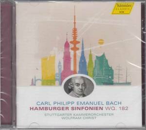 [CD/Hanssler]C.P.E.バッハ:ハンブルク交響曲集/クリスト&SCO