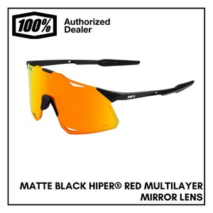 100% サングラス ハイパークラフト HYPERCRAFT Matte Black HiPER Red Multilayer Mirror Lens