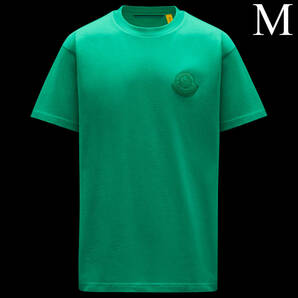 Mサイズ モンクレール ジーニアス 1952 Tシャツ 緑 新品 MONCLER GENIUS T-SHIRT デカロゴ パッチ ワッペン 正規品 本物の画像1
