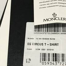 MONCLER FRAGMENT サーカス Tシャツ 白 S 新品　定価52800円　モンクレール ジーニアス FRGMT CIRCUS ロゴ HF_画像8