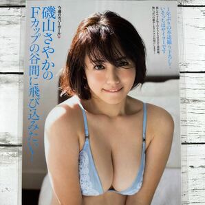 [高品質ラミネート処理][ 磯山さやか ] 雑誌 切り抜き 4P A4フィルム 水着 グラビア アイドル 芸能人 女優の画像2