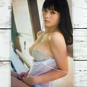 [高品質ラミネート処理][ 星名美津紀 ] ヤングジャンプ 2014年16号 雑誌 切り抜き 7P+表紙 B5フィルム 水着 グラビア アイドル 芸能人 女優