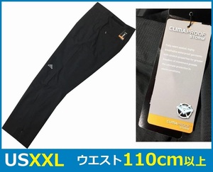  last 1* Adidas Golf [USXXL w110cm front and rear adjustment possible ] black / rain pants *klaima proof / waterproof / storm / large size [$170] free shipping 