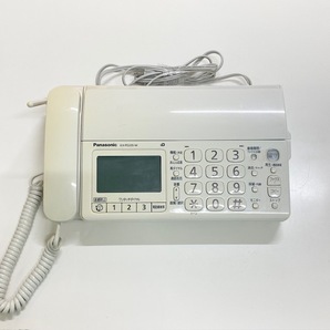 Panasonic パナソニック デジタルコードレス普通紙ファクスFAX 迷惑電話対策機能搭載 KX-PD205-W 通電簡易動作確認済みの画像1
