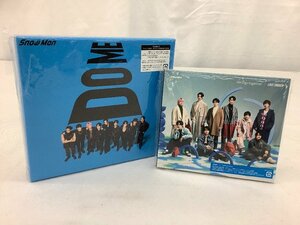 AVEX SnowMan/i DO ME /We'll go together/初回盤/CD 2点 再生未確認 中古品 ACB