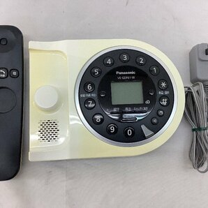 Panasonic/パナソニック コードレス電話機/子機付/バッテリー現状 VE-GDF61DL 動作確認済 中古品 ACBの画像2