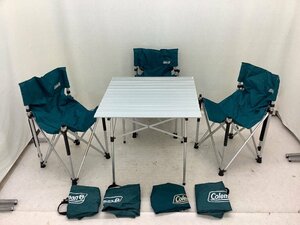  Coleman slim Captain chair / outdoor chair / table / camp supplies secondhand goods ACB