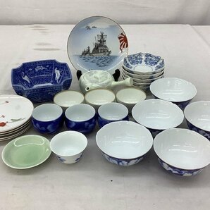 深川製磁 食器まとめ/湯呑み/深皿/平皿/茶碗/陶器 中古品 ACBの画像1