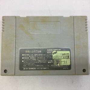 MICRO/ WORLD スーパーファミコン/SFC/Edono 牙/ソフト/ゲーム 動作未確認 中古品 ACBの画像3