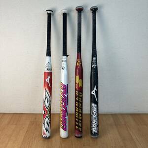 MIZUNO ZETT SSK ジュニア用 ソフトボールバット 2号 4本まとめ