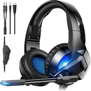 ゲーミングヘッドホン ゲーミングへツドセット PS5 PS4 ヘッドホン 有線 マイク付き ゲーミング