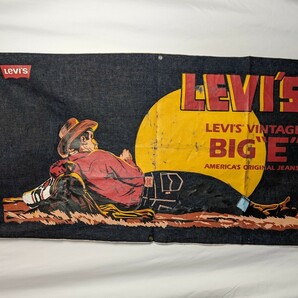 LEVI'S リーバイス BIG"E" バナー 1m50cm×80cmの画像1