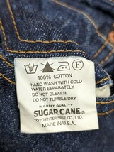 SUGARCANE シュガーケーン SC41098 Made in U.S.A. 13oz. DENIM STAR JEANS ZIPPER FLY SLIM MODEL W32インチ 42TALON_画像7