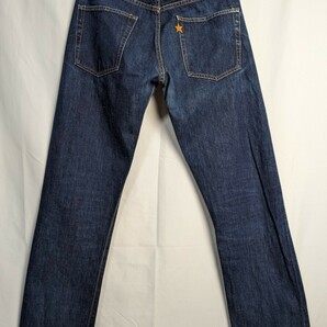 SUGARCANE シュガーケーン SC41098 Made in U.S.A. 13oz. DENIM STAR JEANS ZIPPER FLY SLIM MODEL W32インチ 42TALONの画像1