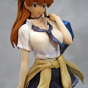 ★新世紀エヴァンゲリオン アスカ “透け制服” 1/7 24.5cm リペイント完成品フィギュア/Asuka Neon Genesis Evangelion Rei Ayanamiの画像2