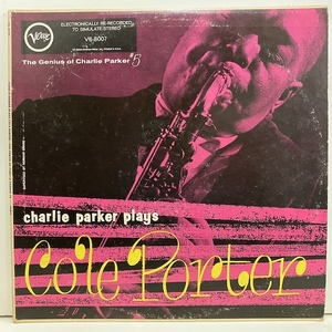 ■即決 JAZZ Charlie Parker / plays Cole Porter v6-8007 j40740 米盤、黒銀T/Mgm Dg Stereo