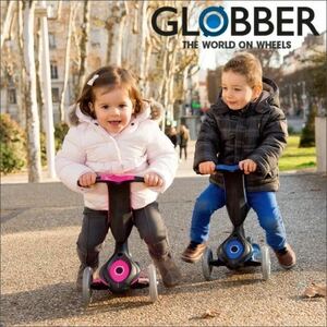  used GLOBBER Glo  bar Evo comfort deformation ske-ta- scooter kick scooter 