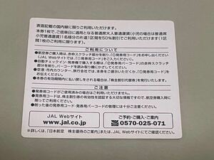 JAL 日本航空 株主割引券