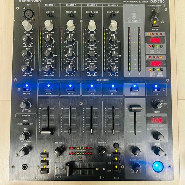 【ジャンク】BEHRINGER ベリンガー PRO MIXER DJX750