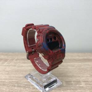 【3000円スタート】稼働品 CASIO カシオ G-SHOCK ジーショック 腕時計 GMD-S6900F クオーツ 花柄 デジタル文字盤 20BAR レッド の画像3