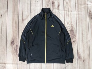 19．未使用タグ付き adidas アディダス Z69161 BT013 クリマライト ジャージブルゾン トラックジャケット メンズS　黒黄色 x704