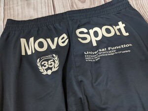 5．デサント DESCENTE MOVE SPORTS　 ドライトランスファー トレーニングパンツ DAT-1404P メンズO 黒アイボリーx708