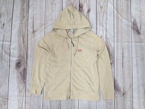 2． CHUMS チャムス CH00-1230 Keystone Full Zip Parka キーストーンフルジップパーカー ブービーバード メンズサイズM　ベージュ赤 x805