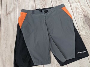 12．モンベル mont bell ショートパンツ　キャニオンショーツ ストレッチ入りナイロンクライミング　1105529 メンズL x807