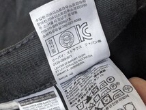 11．大きいサイズ LEVI'S リーバイス 140周年記念 603 WPL423 ストレッチ ブラックデニム パンツ ジーンズ W38L34　黒 y109_画像4