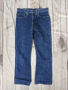 10．USA製 リーバイス 90s ヴィンテージ LEVI'S 555刻印 バレンシア工場 517 BIGE ブーツカット フレア デニム パンツ ジーンズ W32L32 703