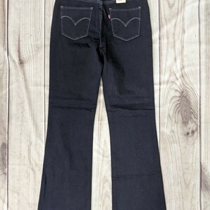 13．新品 タグ付き 未使用品 リーバイス LEVI'S Demi Curve ブーツカット ストレッチ 濃紺 デニム パンツ ジーンズ レディース28  y805の画像2