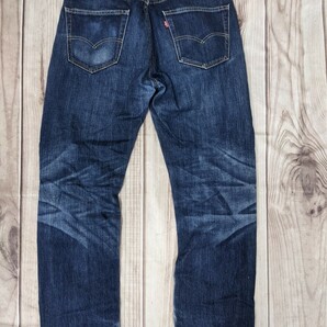 10．鬼ひげ ハチノス リーバイス LEVI'S WPL423 505 デニム パンツ ジーンズ アメカジ ワーク W33L33 ネイビー y803の画像2