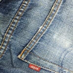 11．大きいサイズ 鬼ヒゲ 04年製 リーバイス 00s LEVI'S 543-03 J78 J21137 カットオフ グランジ デニム パンツ ジーンズ サイズ36 y805の画像6